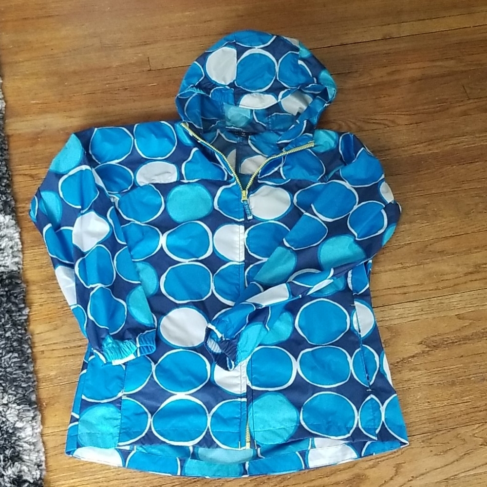 Girls nwot Lands End rain coat
